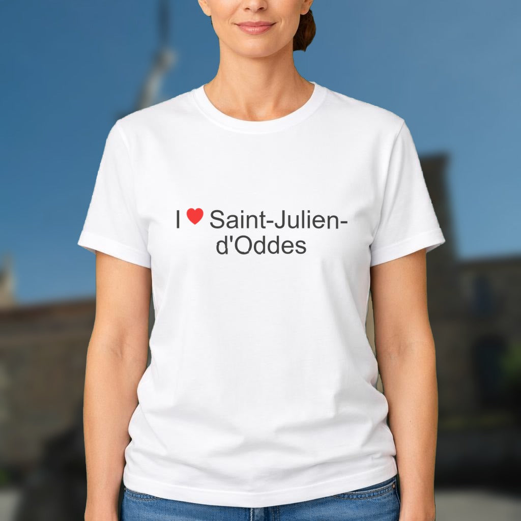 T-shirt I love saint-julien-d'oddes