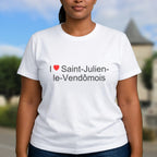 T-shirt I love saint-julien-le-vendômois