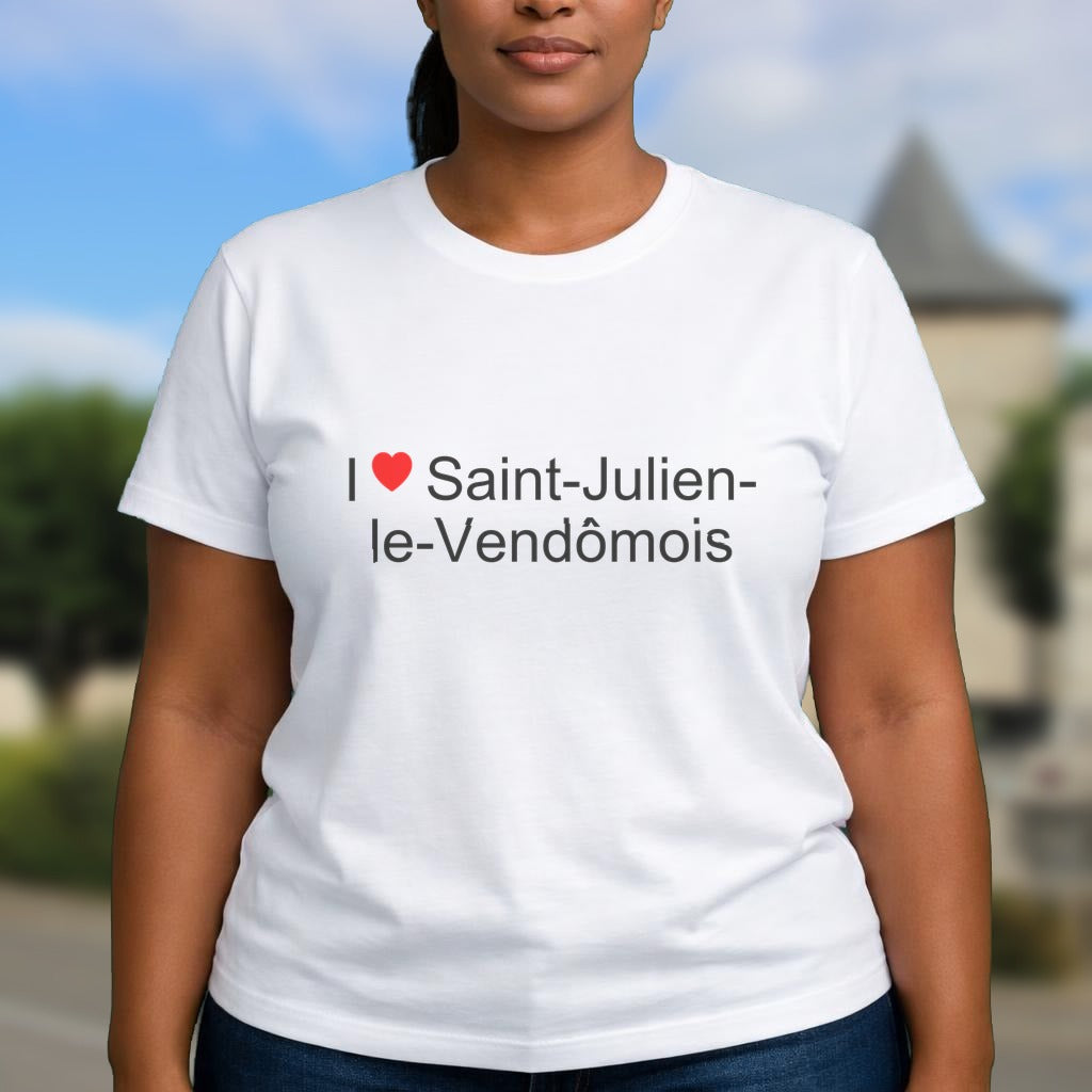 T-shirt I love saint-julien-le-vendômois