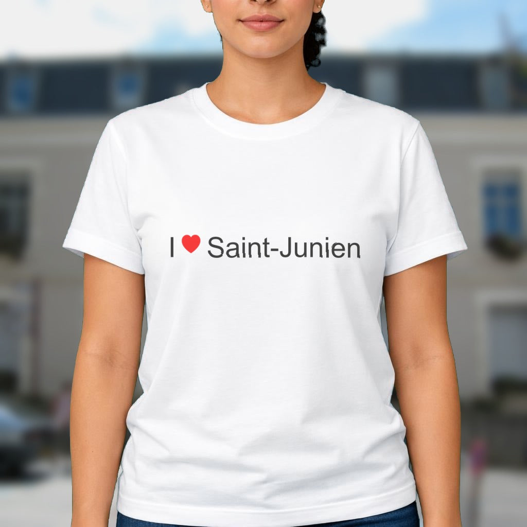 T-shirt I love saint-junien