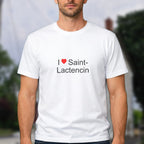 T-shirt I love saint-lactencin