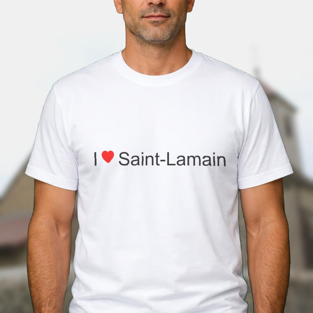 T-shirt I love saint-lamain