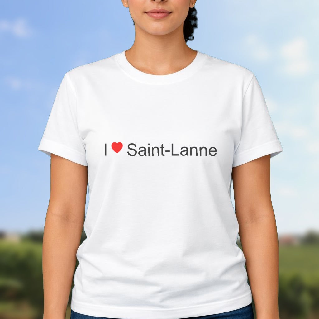 T-shirt I love saint-lanne