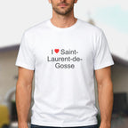 T-shirt I love saint-laurent-de-gosse