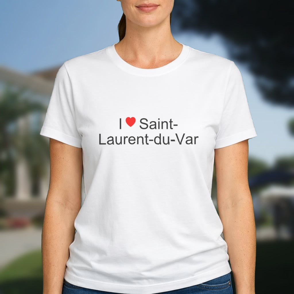 T-shirt I love saint-laurent-du-var
