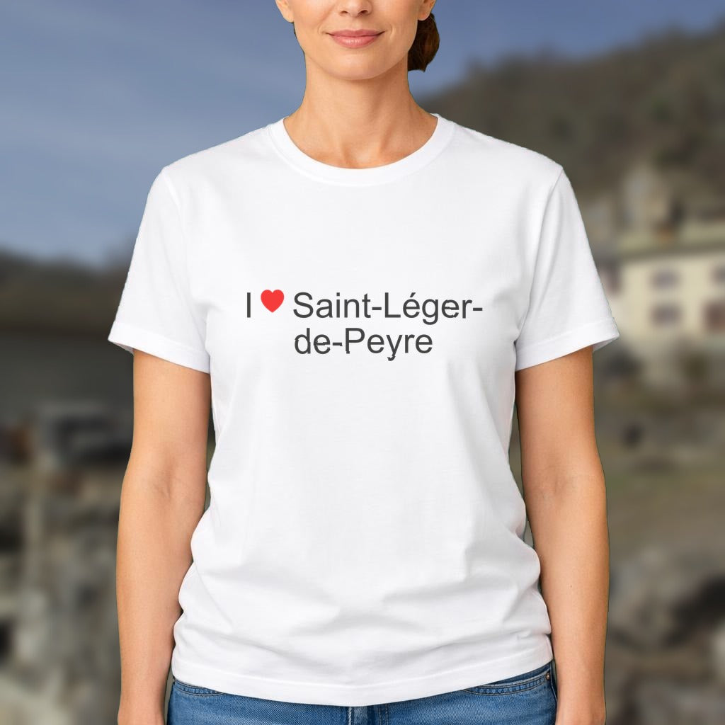 T-shirt I love saint-léger-de-peyre