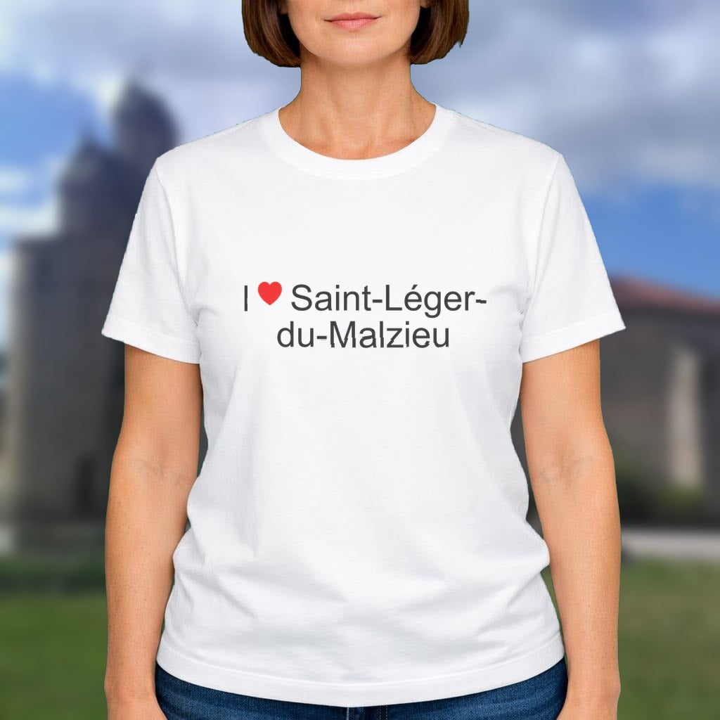 T-shirt I love saint-léger-du-malzieu