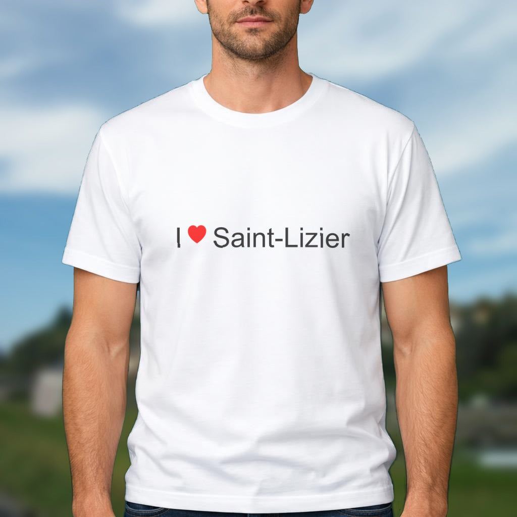 T-shirt I love saint-lizier