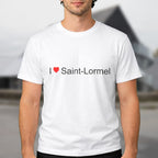 T-shirt I love saint-lormel