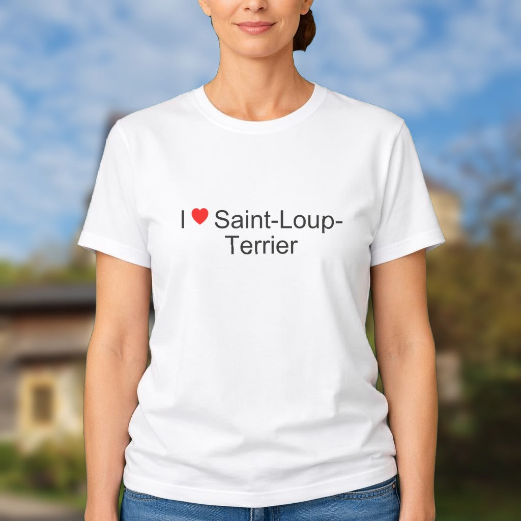 T-shirt I love saint-loup-terrier
