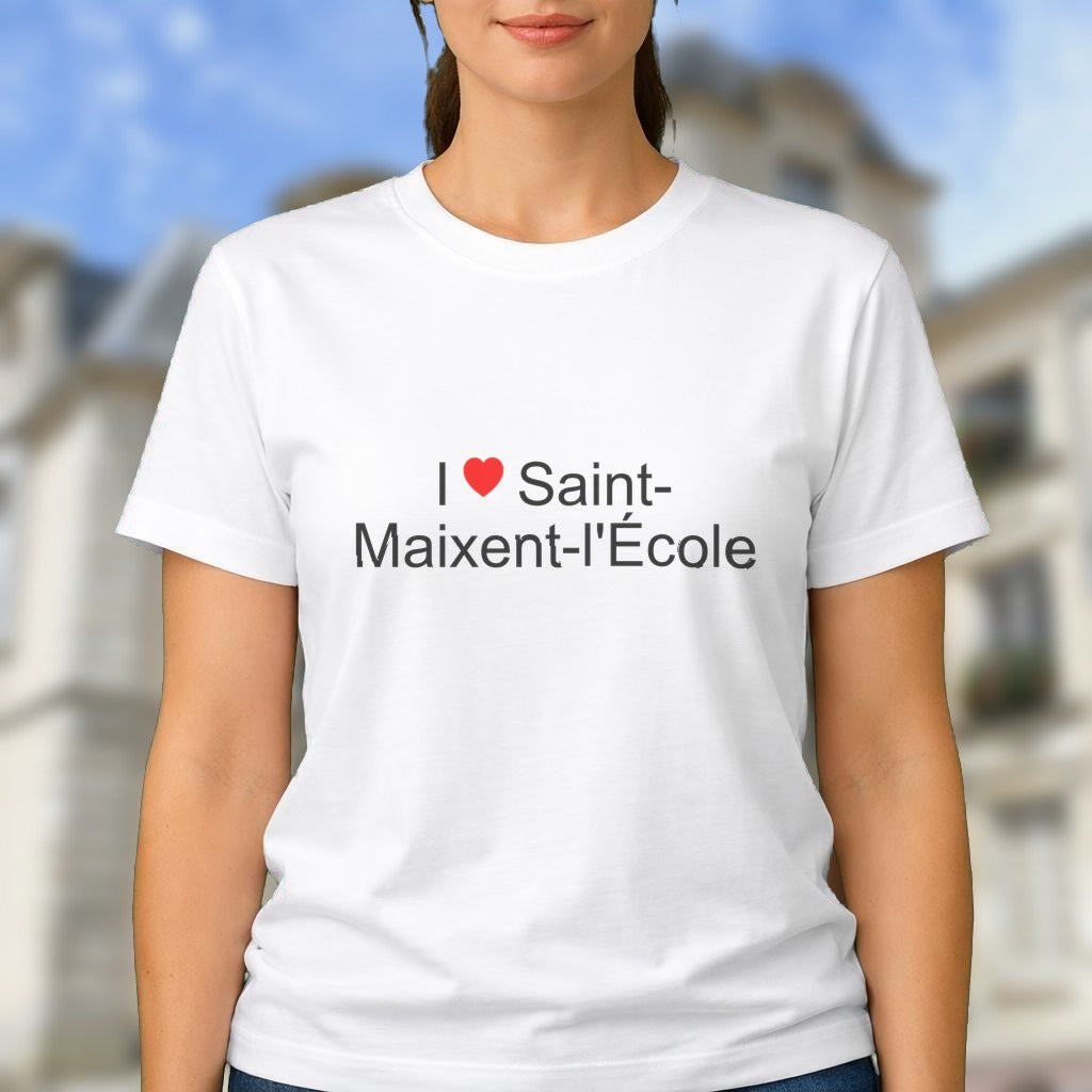 T-shirt I love saint-maixent-l'école