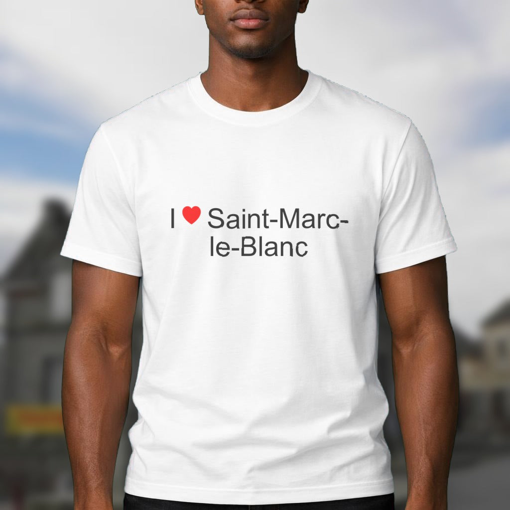 T-shirt I love saint-marc-le-blanc
