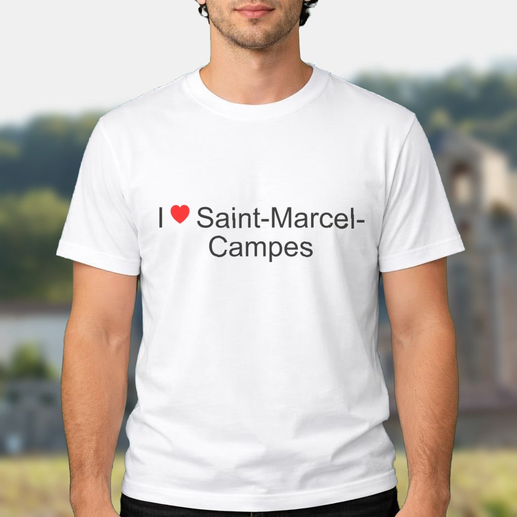 T-shirt I love saint-marcel-campes
