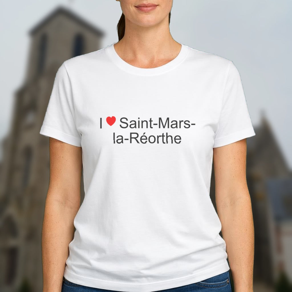 T-shirt I love saint-mars-la-réorthe