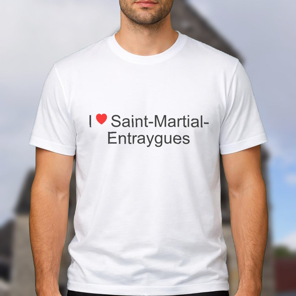T-shirt I love saint-martial-entraygues