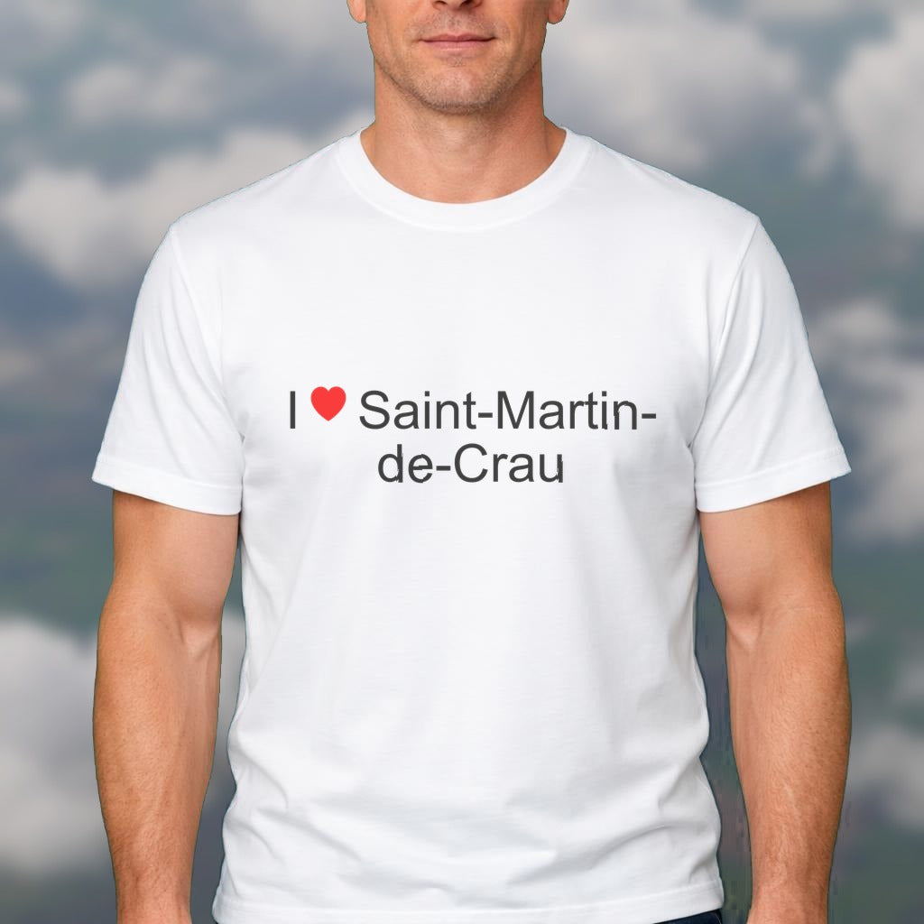 T-shirt I love saint-martin-de-crau