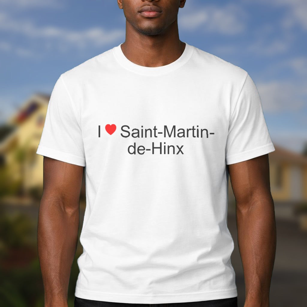 T-shirt I love saint-martin-de-hinx