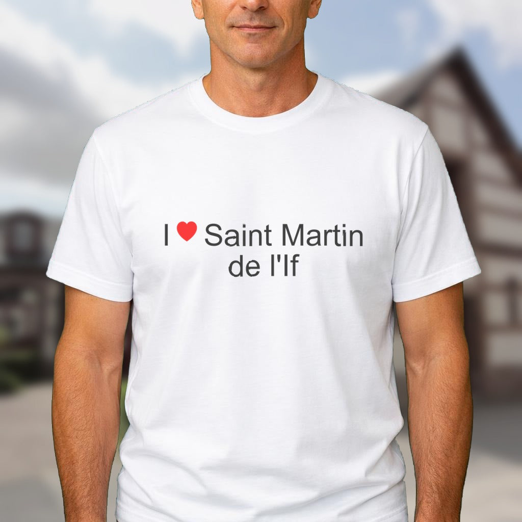 T-shirt I love saint martin de l'if