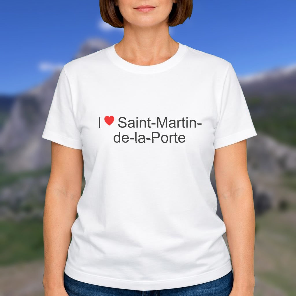 T-shirt I love saint-martin-de-la-porte