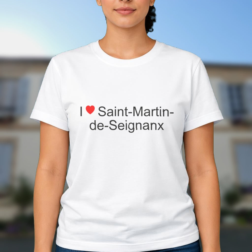 T-shirt I love saint-martin-de-seignanx