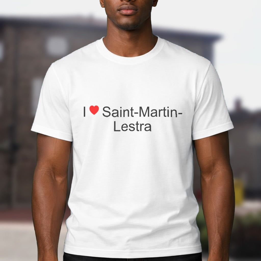 T-shirt I love saint-martin-lestra