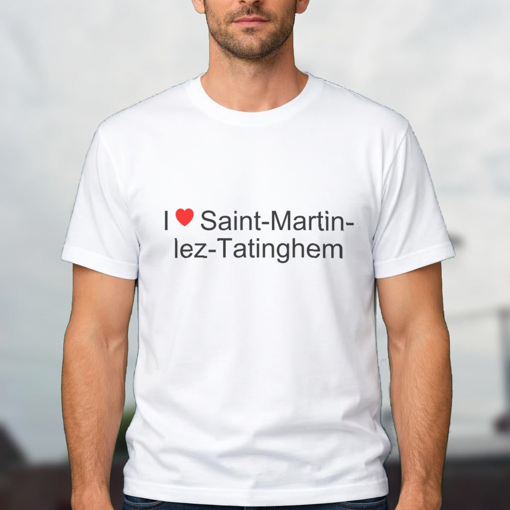 T-shirt I love saint-martin-lez-tatinghem