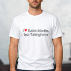 T-shirt I love saint-martin-lez-tatinghem