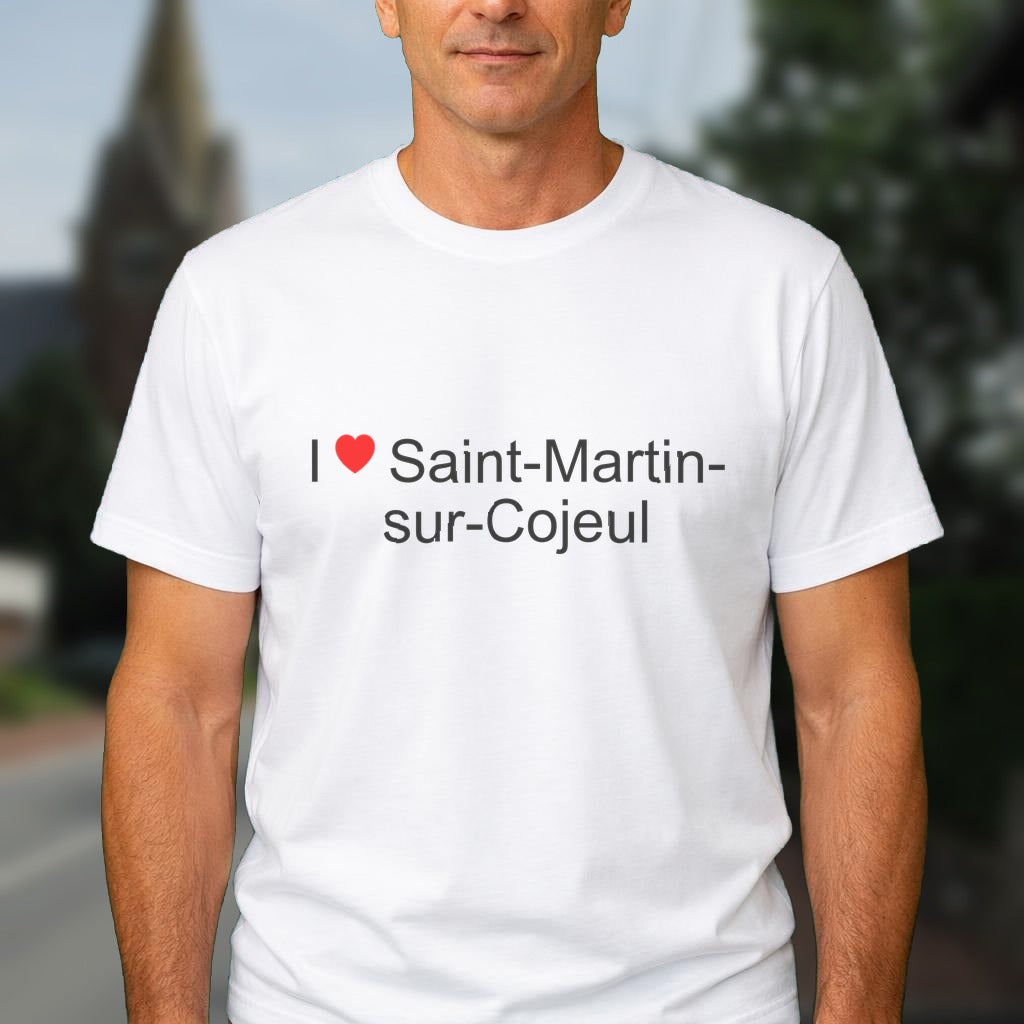 T-shirt I love saint-martin-sur-cojeul