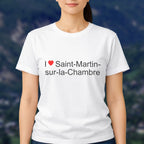 T-shirt I love saint-martin-sur-la-chambre