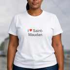 T-shirt I love saint-maudan