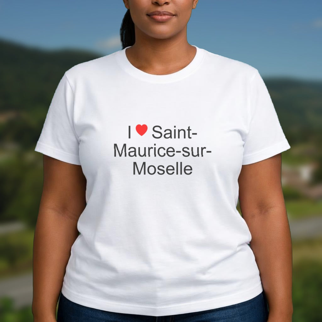 T-shirt I love saint-maurice-sur-moselle