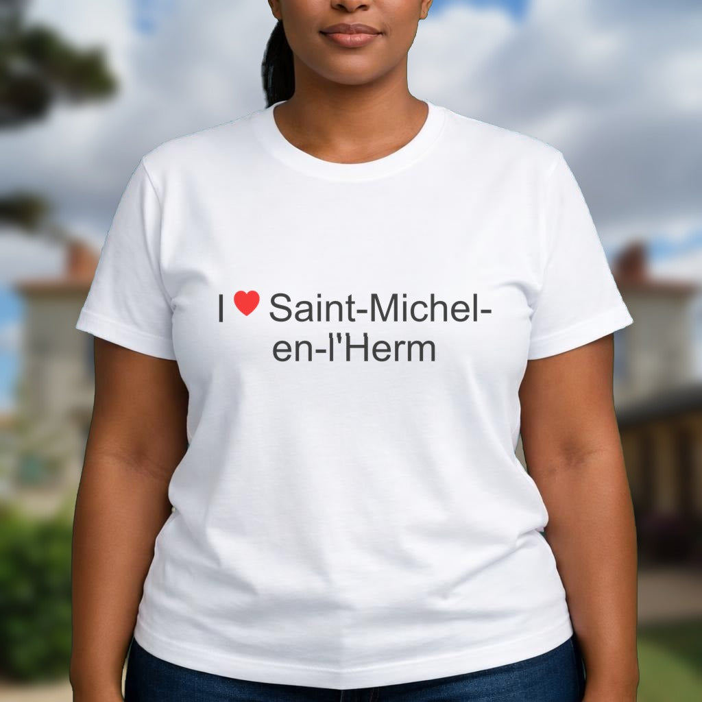 T-shirt I love saint-michel-en-l'herm