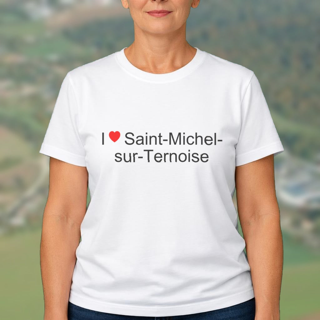 T-shirt I love saint-michel-sur-ternoise