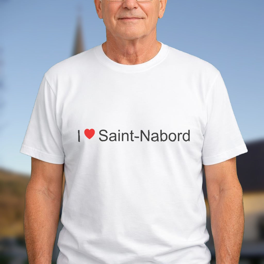 T-shirt I love saint-nabord