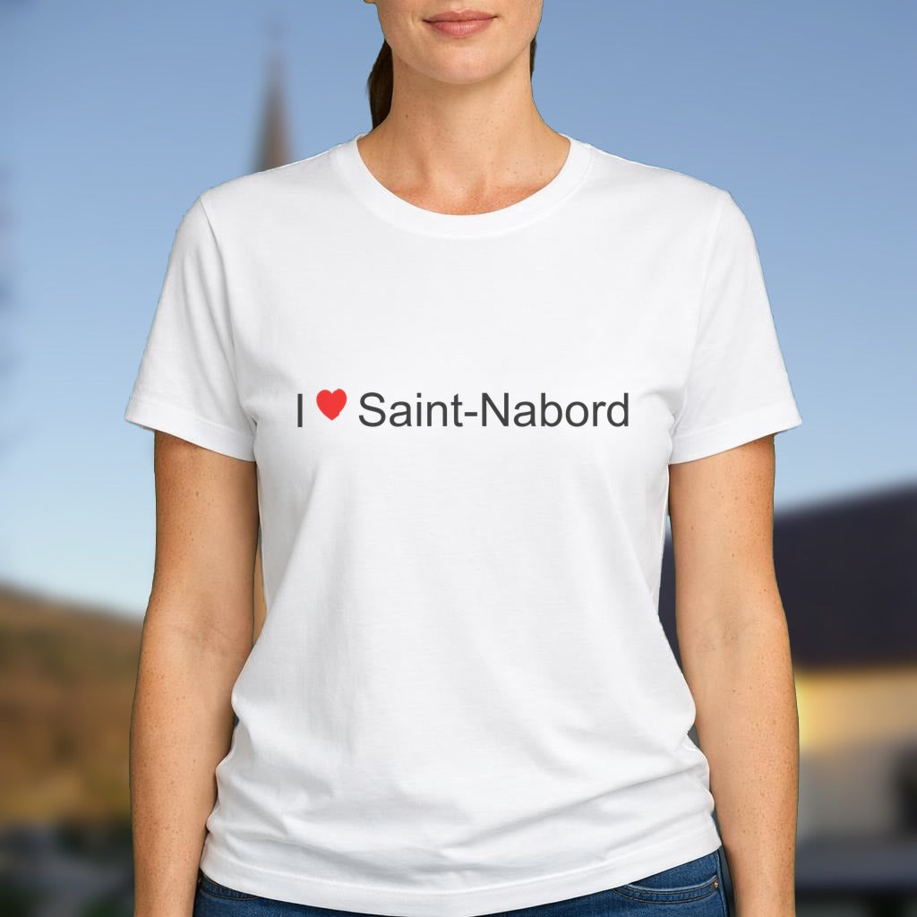 T-shirt I love saint-nabord