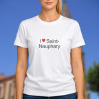 T-shirt I love saint-nauphary