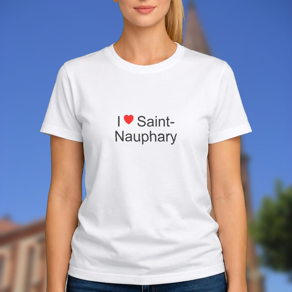 T-shirt I love saint-nauphary