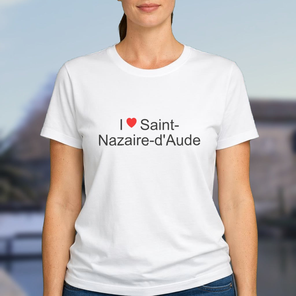 T-shirt I love saint-nazaire-d'aude