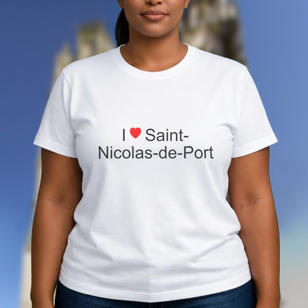 T-shirt I love saint-nicolas-de-port