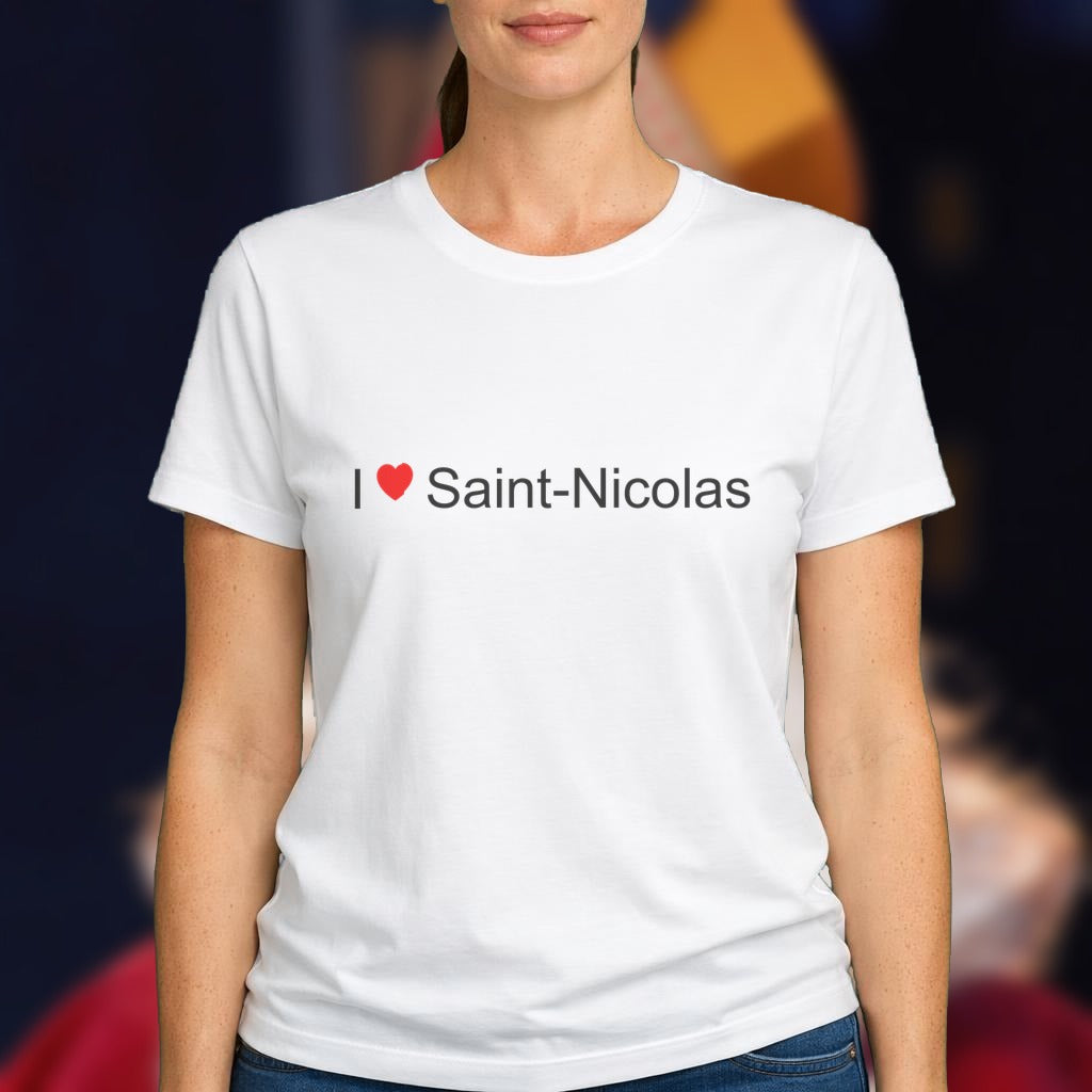 T-shirt I love saint-nicolas