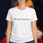 T-shirt I love saint-nicolas