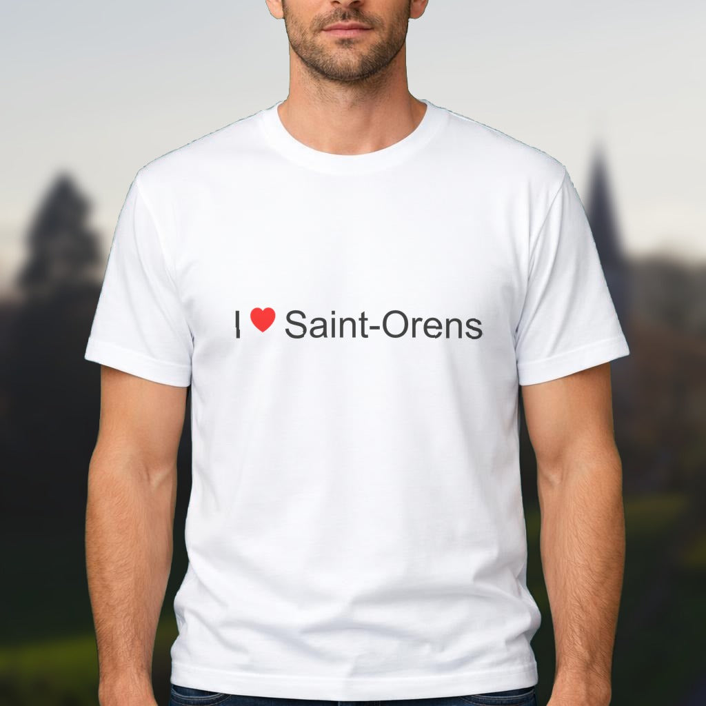 T-shirt I love saint-orens