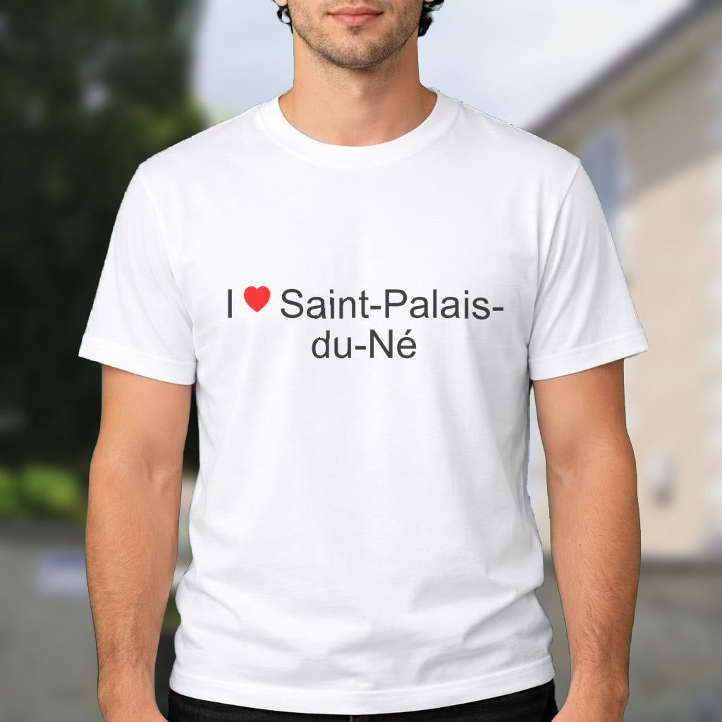 T-shirt I love saint-palais-du-né
