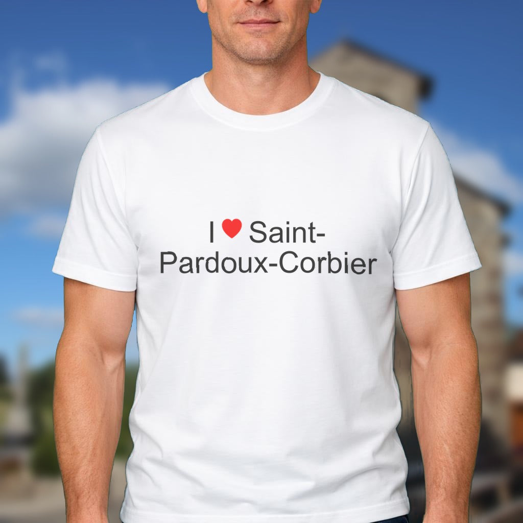 T-shirt I love saint-pardoux-corbier