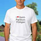 T-shirt I love saint-pardoux-l'ortigier