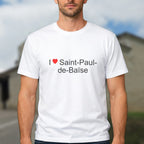 T-shirt I love saint-paul-de-baïse
