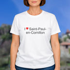 T-shirt I love saint-paul-en-cornillon