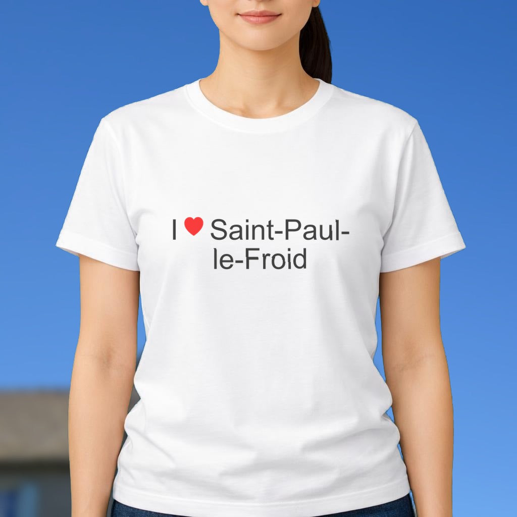 T-shirt I love saint-paul-le-froid