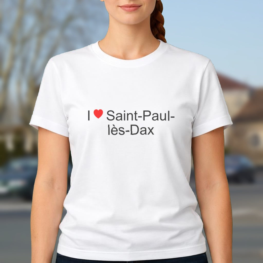 T-shirt I love saint-paul-lès-dax