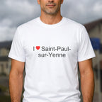 T-shirt I love saint-paul-sur-yenne